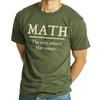 Camisetas divertidas de matemáticas el sujeto que cuenta para hombres  camisetas de algodón con