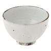Marui Seito Shigaraki Ware Hechimon Soup Diameter Powdered Iron Bowl, 11cm, Scattering, White, MR-3-4213
