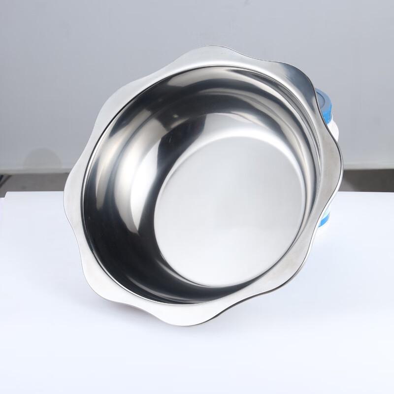 Zebian 32cm Edelstahl Zwei-Geschmacks geteilter Hot Pot