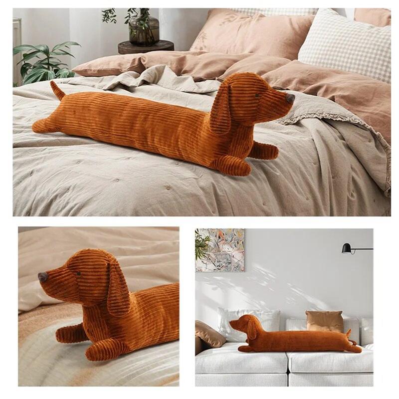 Gift For Kids Dachshund Dog Plush Hug Pillow Soft Stuffed Throw Cushion Animal For Home For Sofa Decoration 50Cm