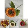 Artificial Sunflower Single Stem For Wedding Photography And Home Decoration