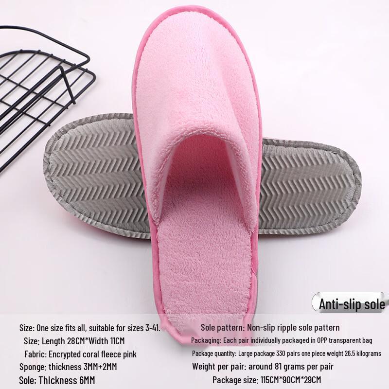 Yangge Disposable Hotel & Guest Slippers (10 Pairs)
