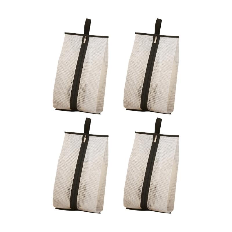 Water Resistant Shoe Protector Clear Window Design Portable Carry Bag For Shoes Clothes Storage