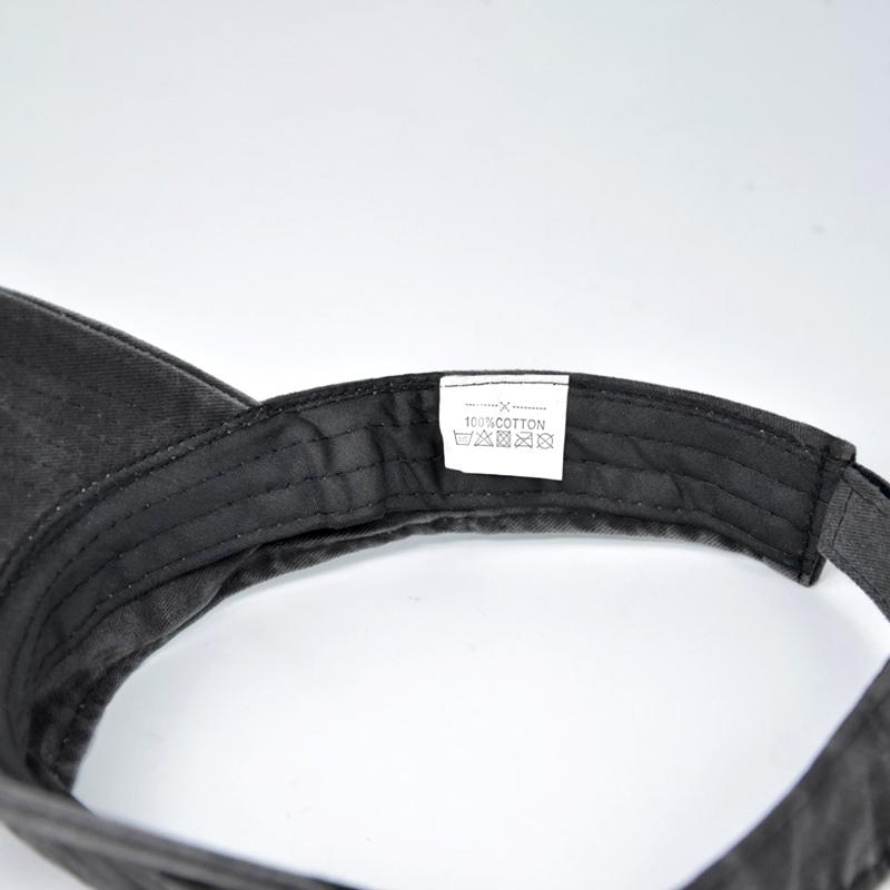 1 Stück Visor Sonnenhut Strand Baumwolle Tennis Einfarbig Schlicht Baseballkappe Verstellbar Golf Sport Herren/Damen