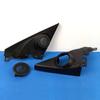 ABS Speaker Panel Cover Car Door Tweeter Speaker Grille Trim ABS Speaker Grille Trim Pair for Automotive  Application