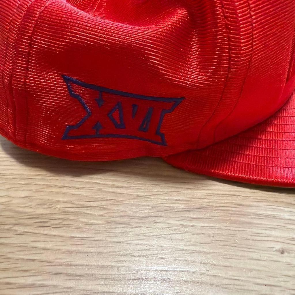 Used Supreme Box Logo New Era Cap Red Supreme 60.6cm