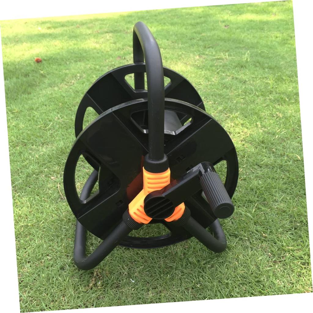 Yardwe Stainless Steel Hose 20M for Car Washing and Garden Hose Twist Compact Assembled Hose Holder Reel, Capacity, Reel, Prevention, Storage,