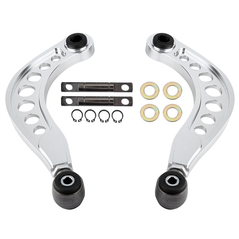 Aluminium Alloy Car Adjustable Rear Upper Camber Control Arms Kit Automobile Accessories Replacement for Civic FD2 06‑11