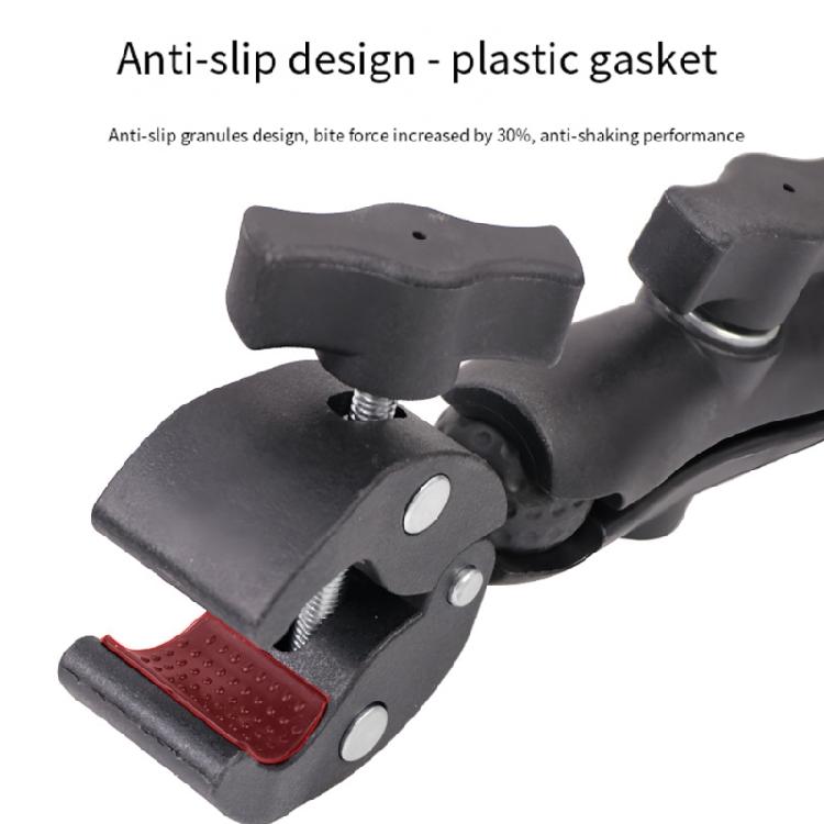 Portable Double Head Mount for Bike Cameras Enabling Flexible Adjustment Shockproof Design and Quick Setups