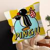 Pingu Cartoon Pingu Pillow Anime Pillow Sofa Bed Head Pillow Cover Cushion Cover 45X45 Cm Fashion