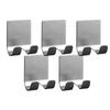 1-10Pcs Stainless Steel Razor Bracket For Men's Shaver Holder Shelf Bathroom Razor Holder Wall Adhesive Storage Hook KitchenRack