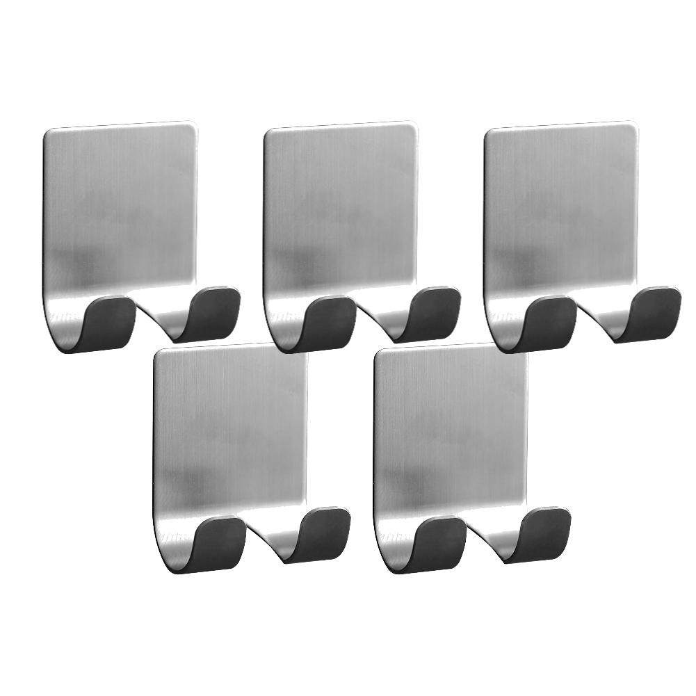 1-10Pcs Stainless Steel Razor Bracket For Men's Shaver Holder Shelf Bathroom Razor Holder Wall Adhesive Storage Hook KitchenRack