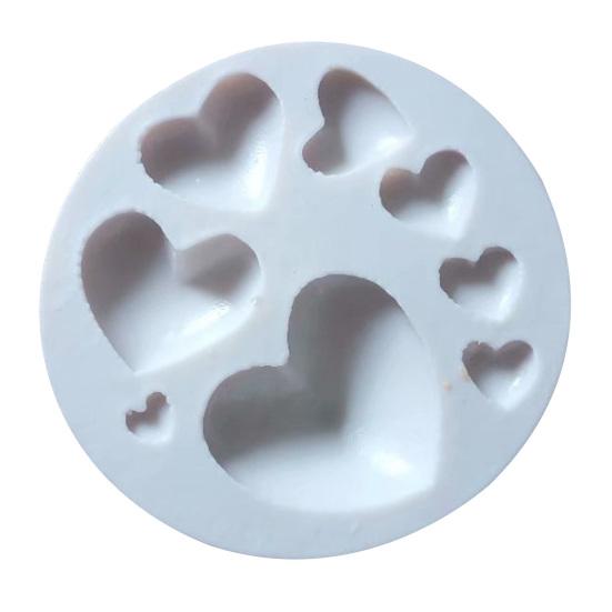 

Ежедневная форма для конфет «сделай сам», силиконовая форма с бесплатным медведем, термостойкая BPA, сердце, любовь, узор 2