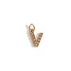 MamacitaSlay Cute Shiny Rhinestone Mini 26 Initial Letter DIY 316L Stainless Steel Charms Jewelry Accessories Round Chain Women