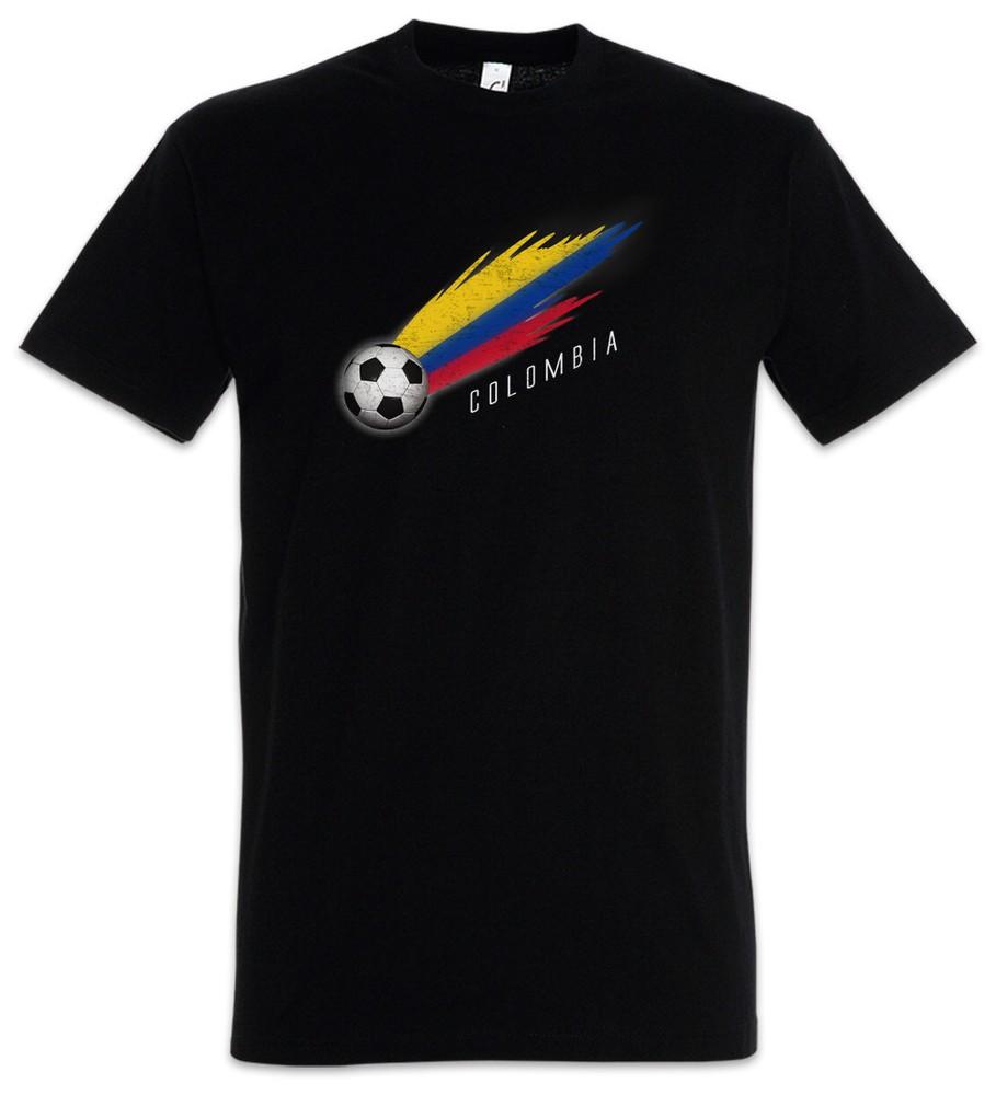Colombia Football Comet I T-Shirt colombian Soccer Flag World Championship