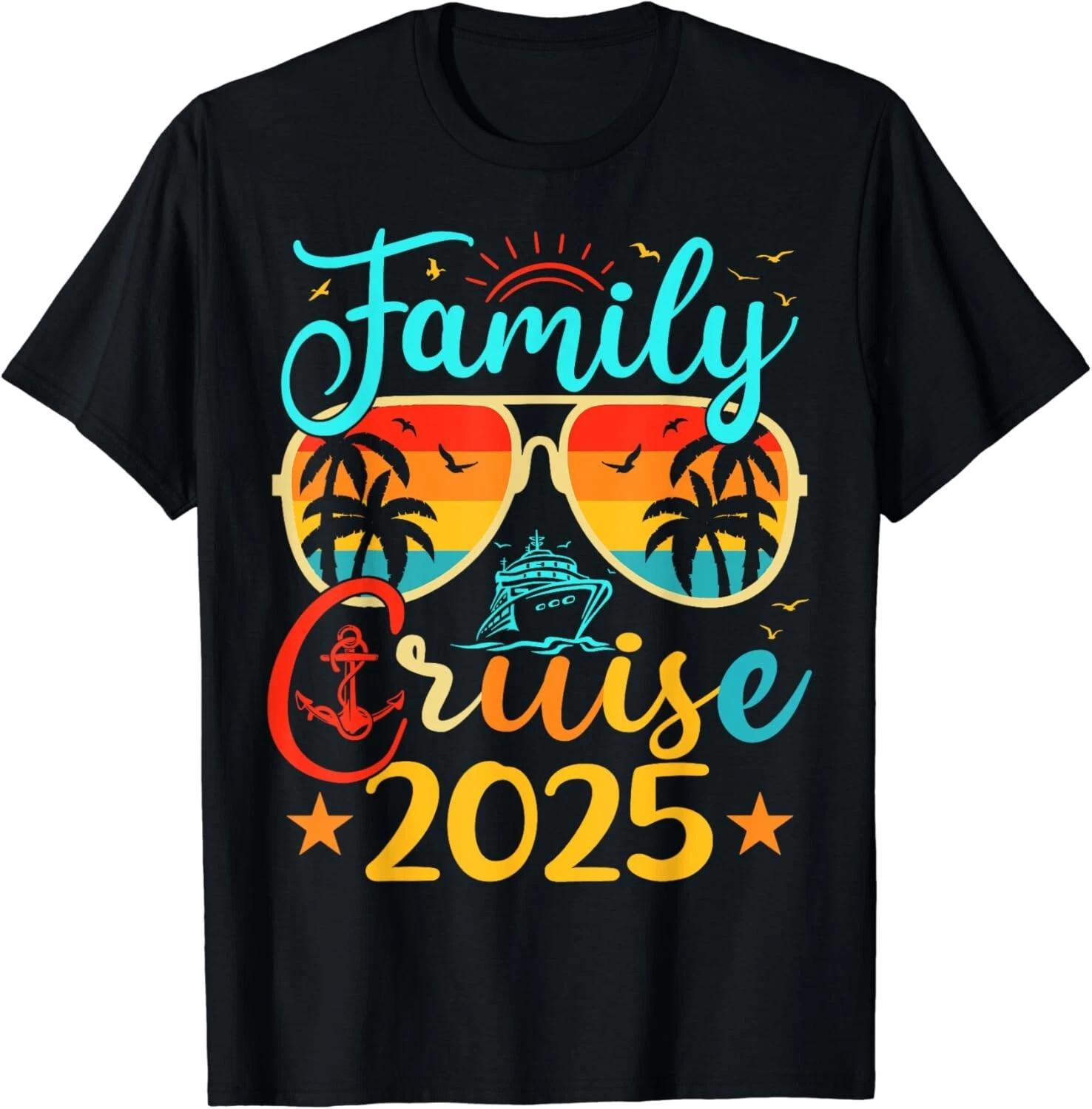 Family Cruise 2025 Summer Vacation Matching Family Cruise Gift Unisex T-Shirt 2XL