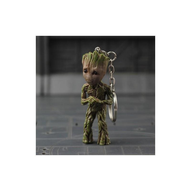 Guardians Of The Galaxy Baby Groot Hand Pvc Key Chain Figurine With Retail Box