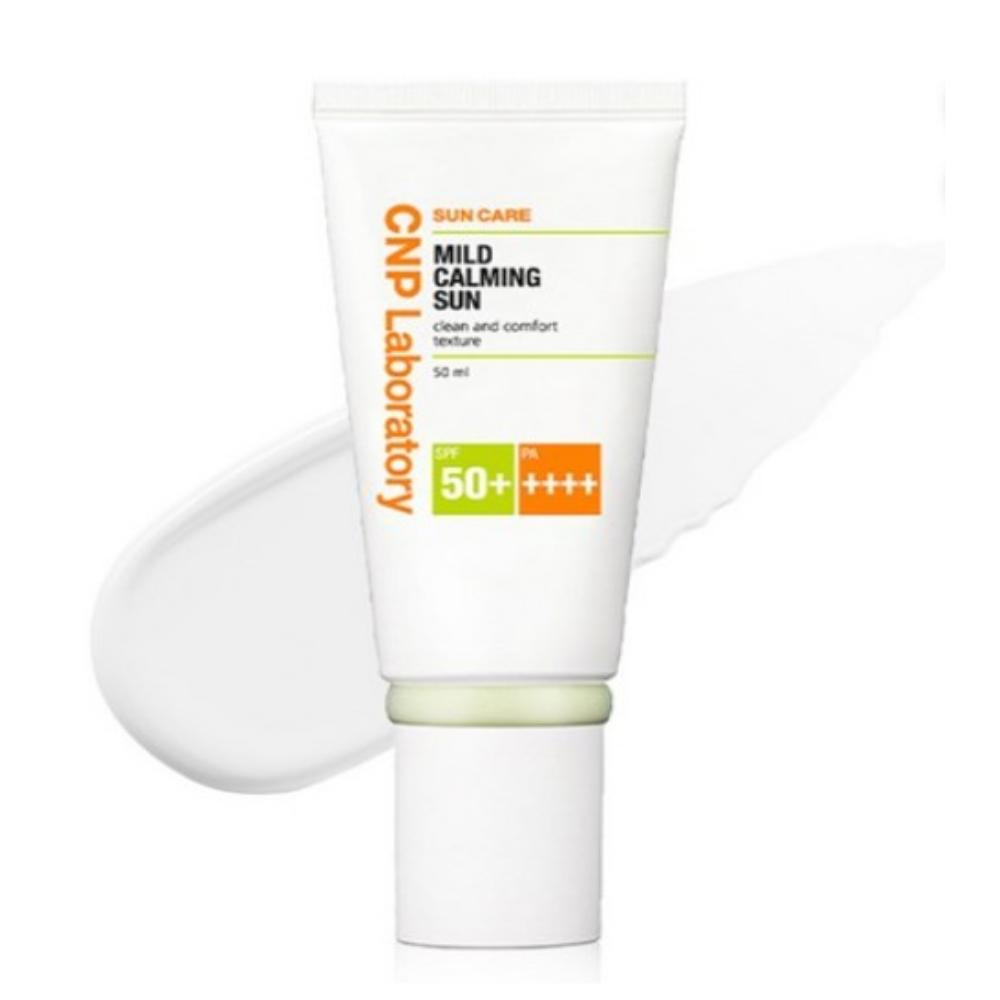 CNP Laboratory Mild Calming Sun Cream SPF50+ PA++++ Broad‑Spectrum Sensitive Skin Sun Protection 50ml