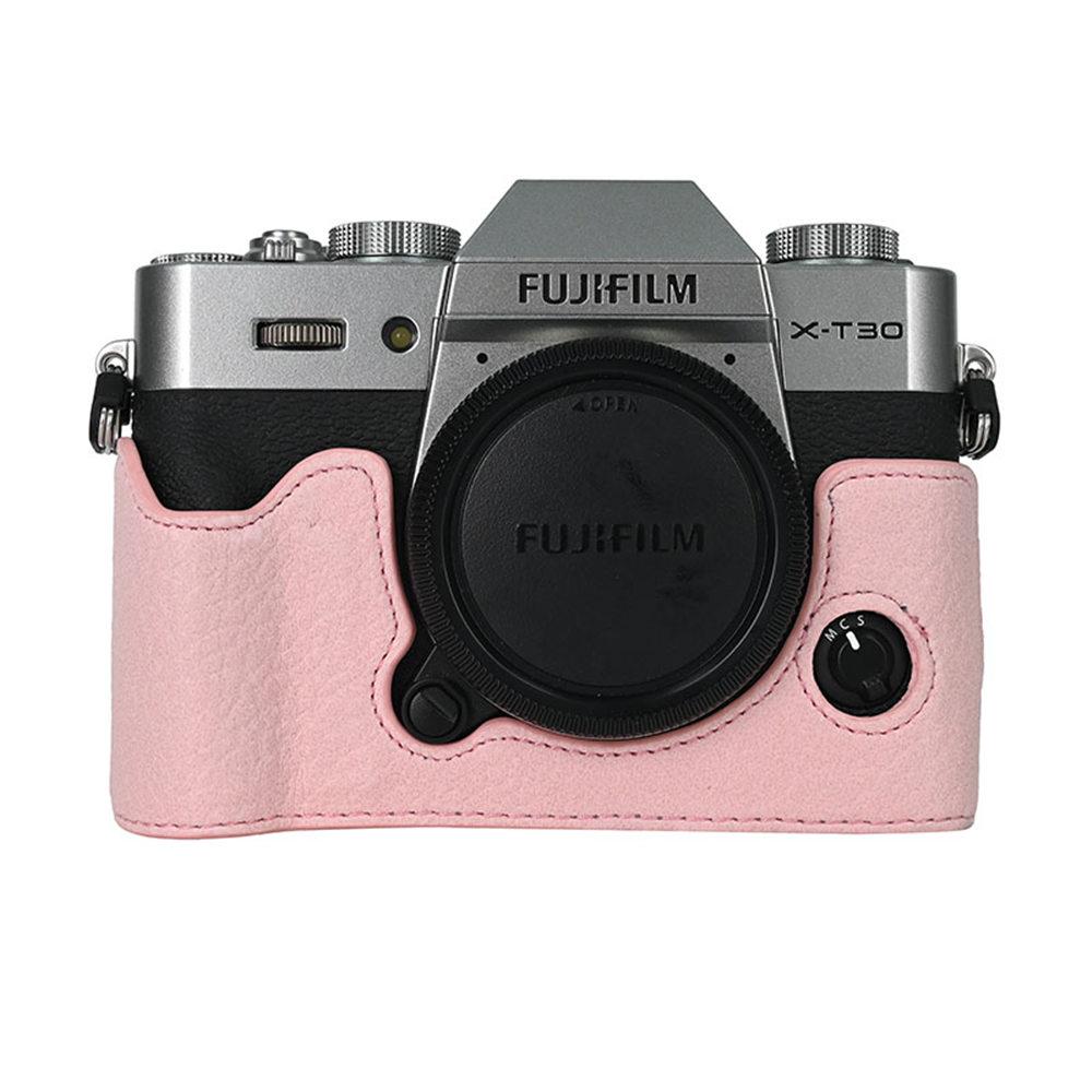 

XT30 PU Leather Camera Half Case For Fujifilm XT30 XT30II XT20 XT10 Fuji X-T30 II X-T20 X-T10 Bottom Opening Magnet Cover