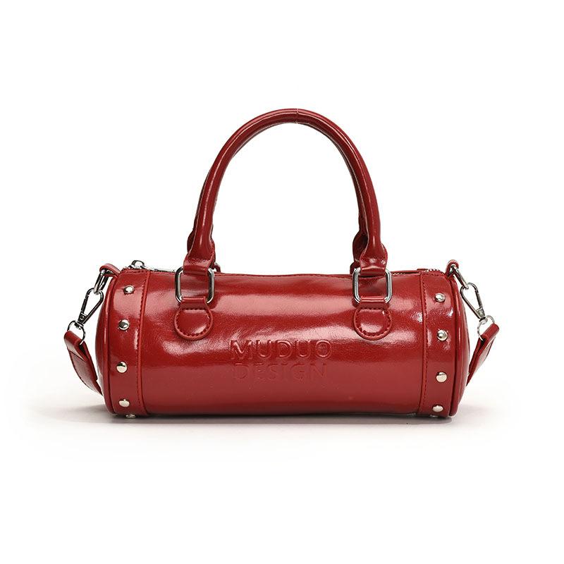 

Модная сумка с надписью Женская новая универсальная портативная повседневная на плечо сумка-мессенджер красный