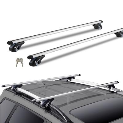 SucceBuy Roof Rack CrossBar Adjustable Aliuminum Roof Rail Crossbar Baggage Luggage Carrier 200LBS  Crossbars for SUVs, Sedans