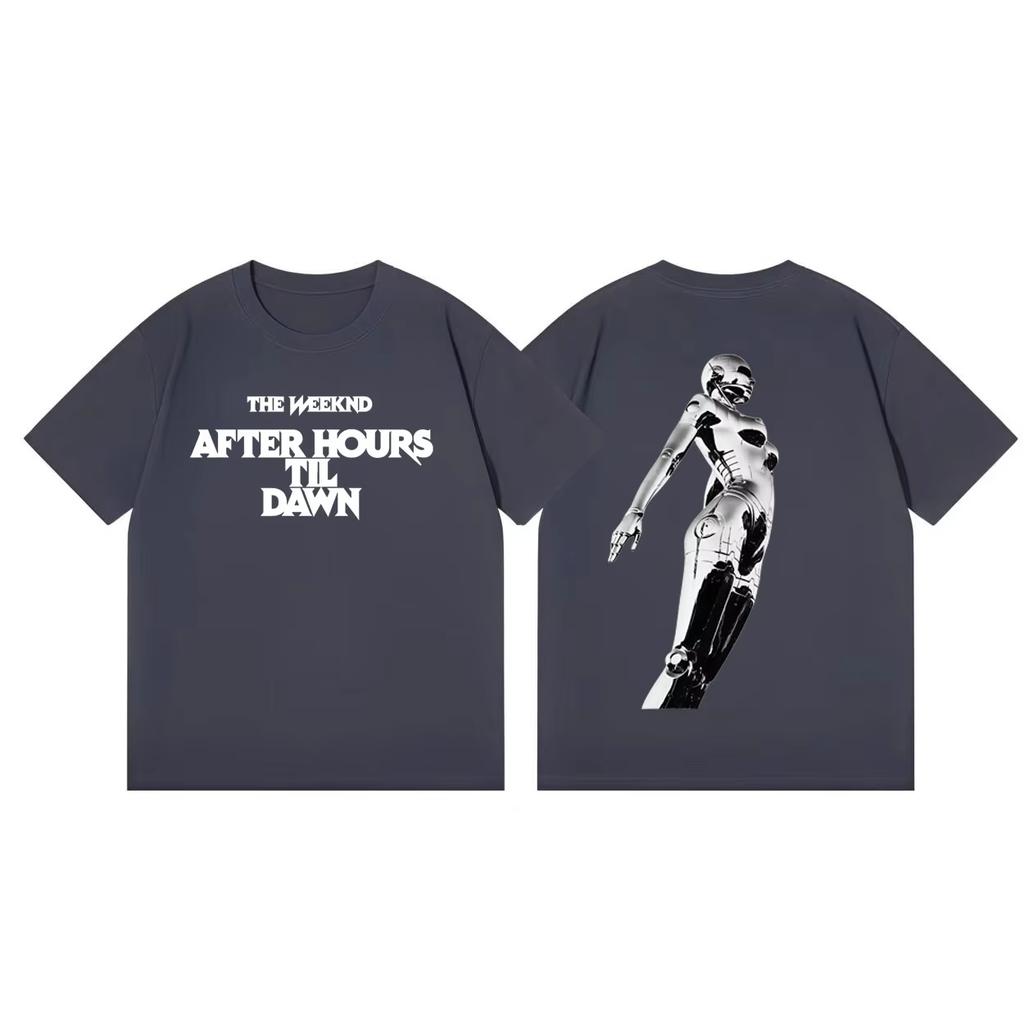 The Weeknd After Hours Til Dawn Tour 2026 Graphic T Shirts Harajuku Hip Hop Men Short Sleeve T-shirt Unisex Fashion Casual Tees