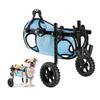 Dog Wheelchair for Back Legs, Adjustable 2 Wheels Pet Wheelchair, Lightweight Dog Cart with Shock-Absorbing Wheels