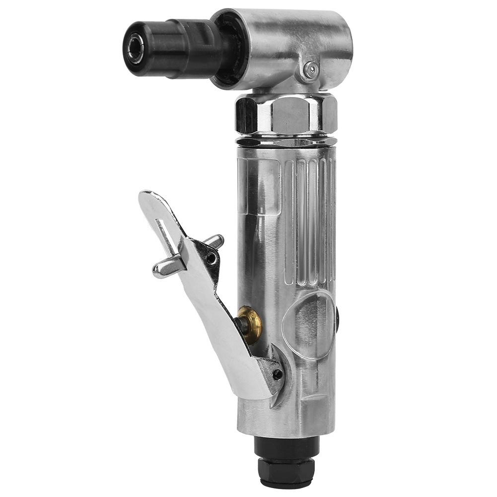 Mini Air Angle Polisher Power Tools Air Angle Sander 90 Degree Pneumatic Polishing Grinding Machine Pneumatic Air Die Grinder Grinding Kit