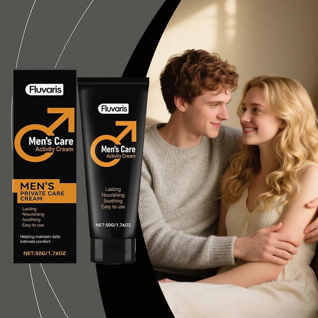 Fluvaris Men's Body Care Cream Moisturizing And Nourishing Comfortable And Refreshing Texture For Men's Body Massage Care