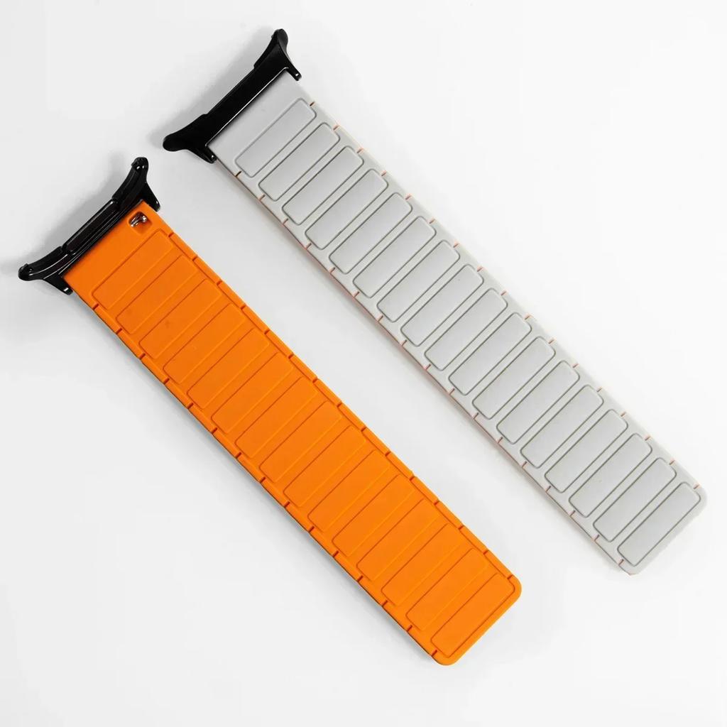 Magnetic Silicone Strap for Samsung Galaxy Watch 7 Ultra 47mm No Gaps Sport Band Bracelet for Galaxy Watch Ultra 47mm Wristband