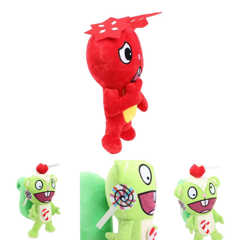 Adorable Flippy Plush Toy Ultra-soft Short Plush Military Bear Happy Tree Friends