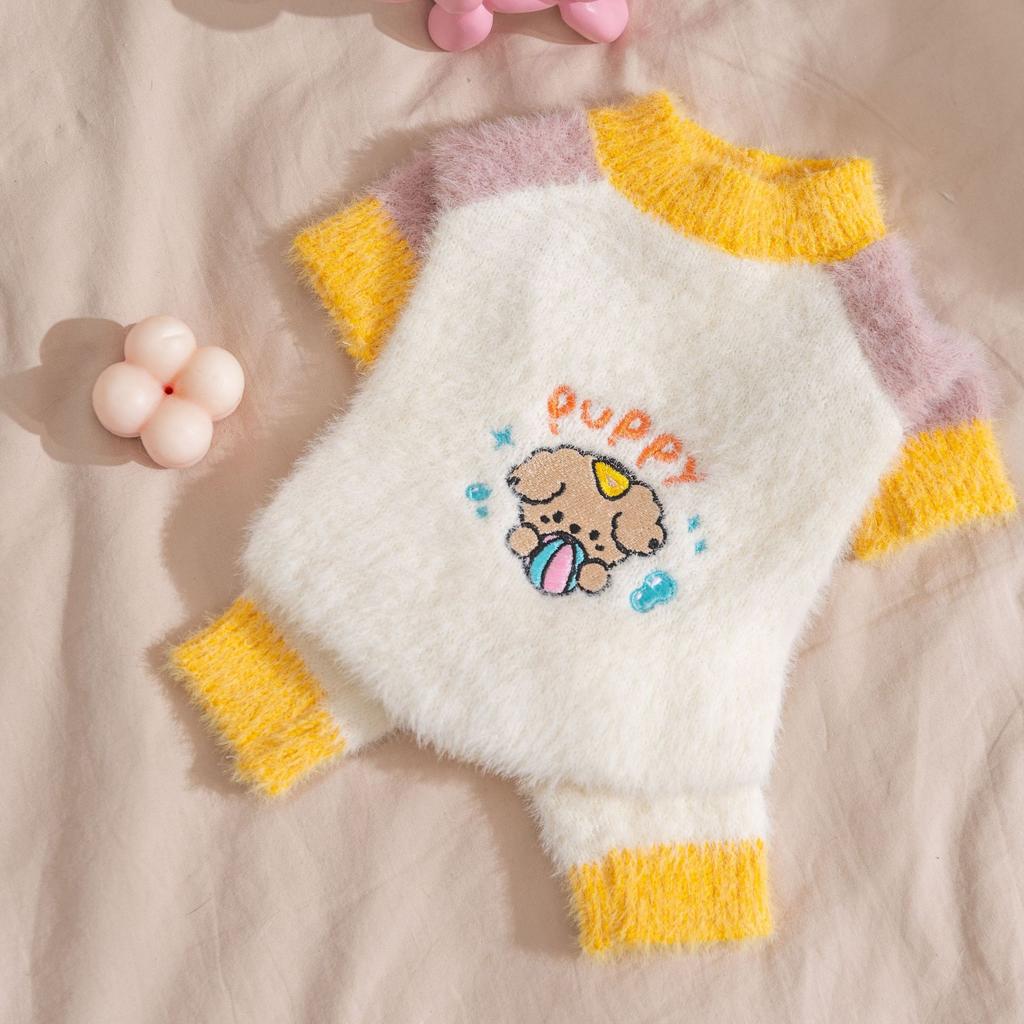 Pet clothes autumn and winter plush four-legged sweater cat German cat hairless cat cat clothes