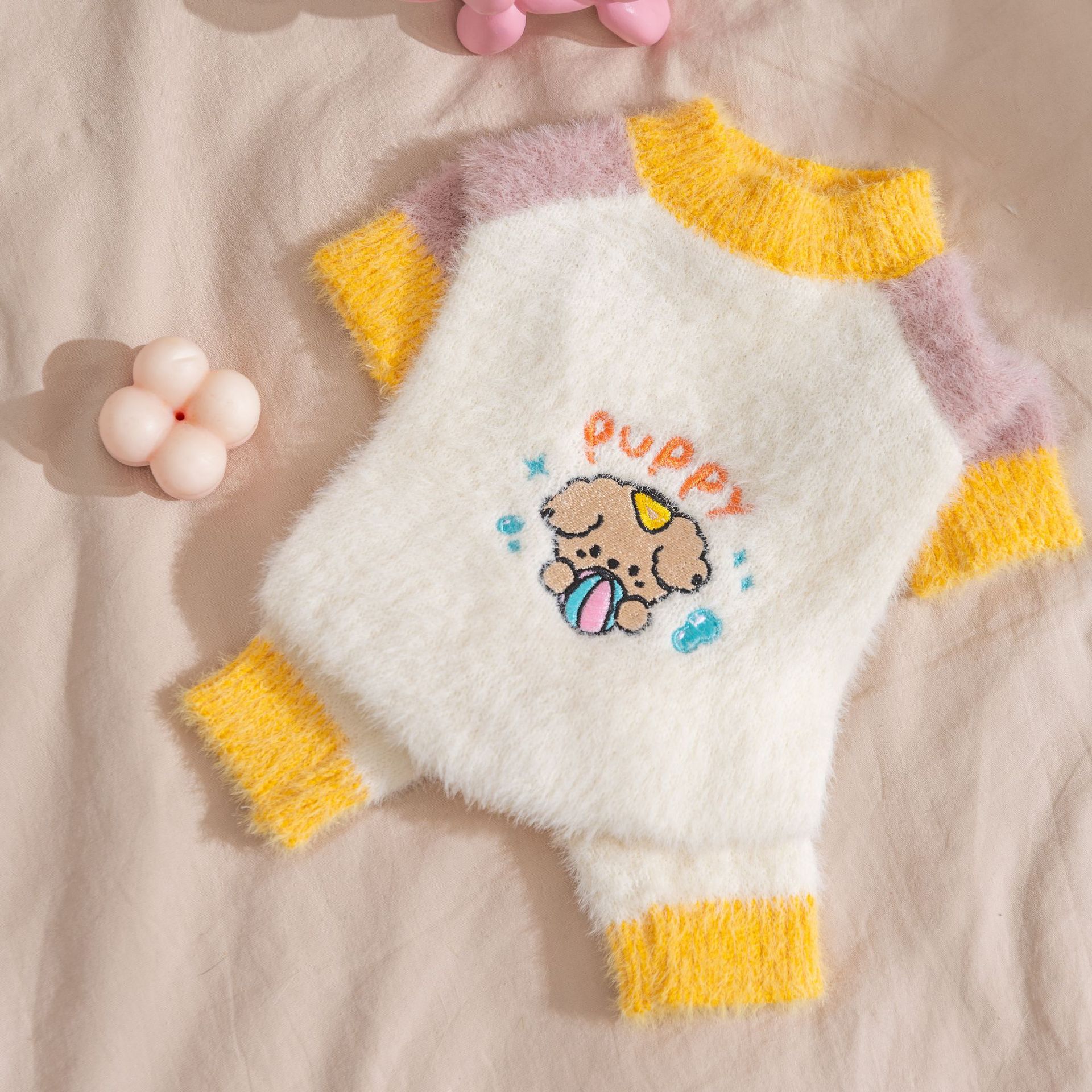 

Одежда для питомцев осень и зима плюшевый четырехлапый свитер кошка немецкая кошка бесшерстная кошка одежда для кошек XL (recommended weight 14-9 kg)