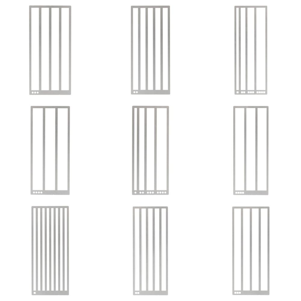 DIY Ruler for Diamond Art Ruler Non-Slip Straight Drill Ruler  for Diamonds Painting Tools