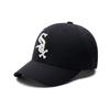 MLB Embroidered Pattern Polyester, Polyurethane Baseball Caps Unisex Black Fashion 3ACP0802N44BKS
