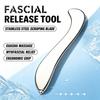 Heart Shaped Scraping Board Facial Lift Tool, Stainless Steel Massage for Beauty Salon Skincare