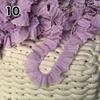 1M Lace Ribbon Sheer Chiffon Elastic Ruffle Ribbon Lace Trim for Dress Diy Apparel Sewing Fabric Wedding Party Accessories New