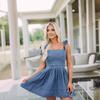 IHUASU Spring Summer Chic Commuter Halter Cowboy Dress