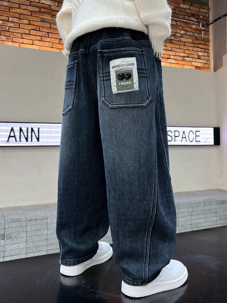 Boys' Trendy Jeans: 2025 Spring/Autumn Style Casual Long Pants for Kids