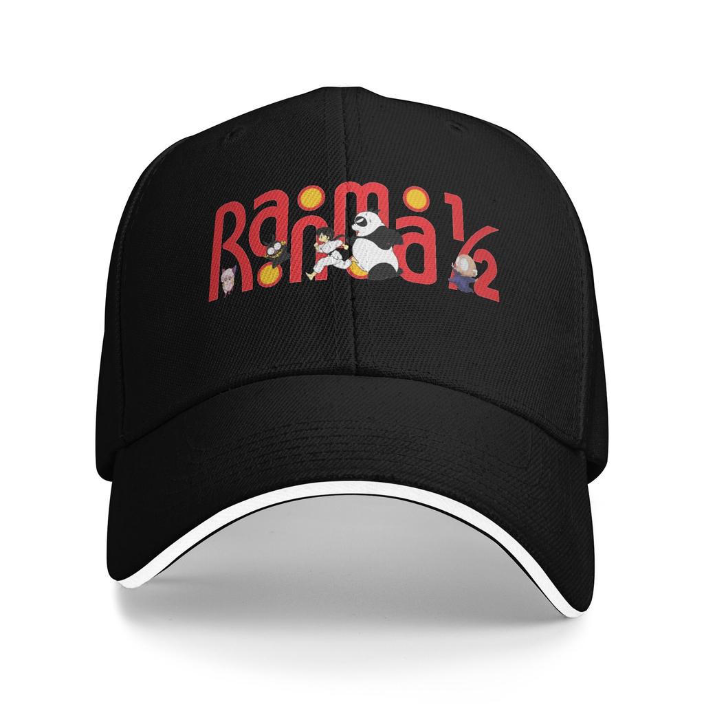 Ranma 1/2 Baseball Cap Logo Running Hippie Sun Trucker Hat Unisex-Teens Classic Custom Snapback Cap
