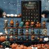 31 Nights Of Fright  Halloween Countdown Box With Figurines, Halloween Advent Calendar  Gift Box, Scary Doll Collectible Horror Figures, Hanging