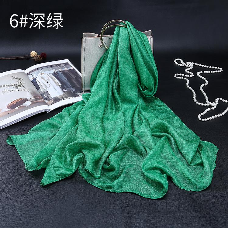 High Quality Luxury Holland Linen Fabric Scarf Shawl Woman Scarves And Wraps Foulard  Muslim Hijab
