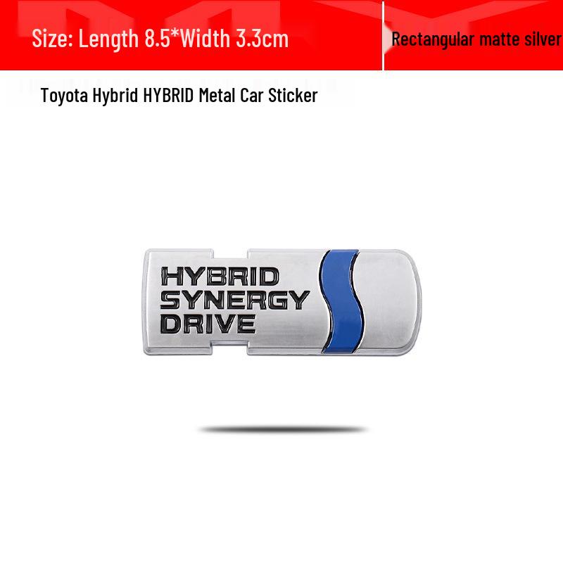 3D Stereo Rear Emblem Sticker for Toyota Camry Hybrid