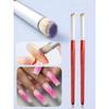 1Pcs Thick Head Nail Art Smudge Brush Nail Art Gradient Blush Brush, Gradient Brush Wooden Handle Nail Painting Brush For Home DIY Nail Art Tools