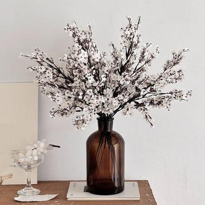 Rami di Fiori di Prugno Artificiali 19,6" Fiori Finti a Gambo Lungo di Fiore d'Inverno per Matrimonio Casa Ufficio Camera da Letto Festa Centrotavola