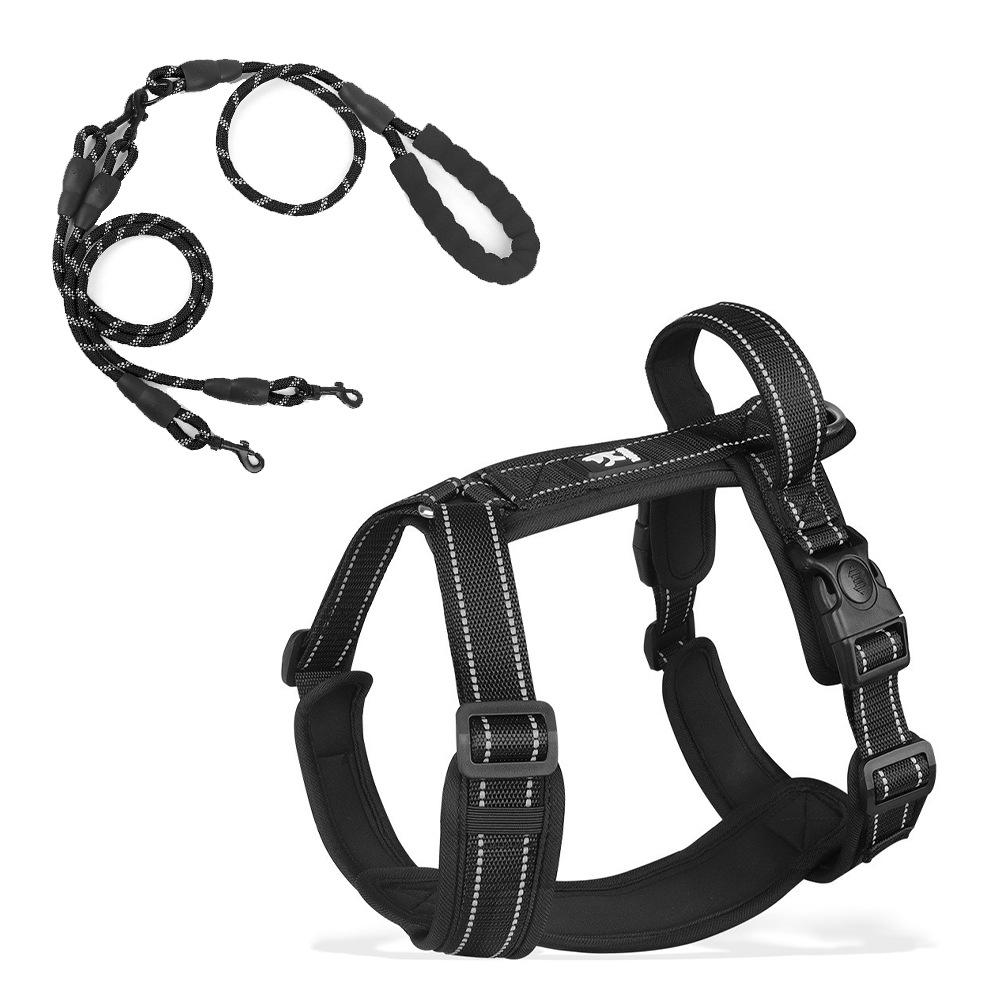 Nové vodítko pro psy, dvoudílný hrudní popruh pro domácí mazlíčky, vodítko pro venčení malých a středních psů