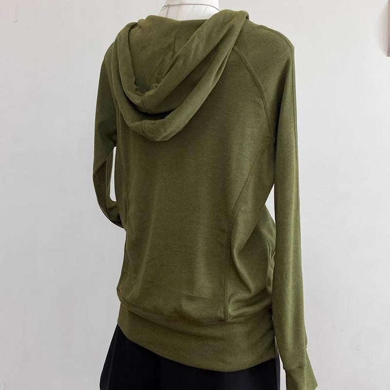 Coat for Women Cotton Autumn Winter Thickened Casual Oversize Hooded Zipper Sweatshirt Jacket