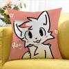 Silly Cat B-Boykisser World Various Sizes Square Pillow Case For Car Home Bedchamber Decor