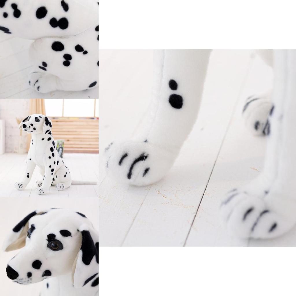 Realistyczny Pluszowy Pies Maskotka 50cm Stojący Pies Miękki i Przytulny Prezent dla Dzieci