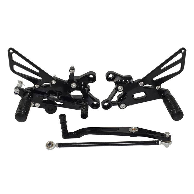 

Yamaha YZF R6 (06-16) Modified Motorcycle Rearset Riser Footpegs Assembly чёрный